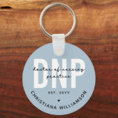 Aangepaste DNP Doctor of Nursing Practice Afstuder Sleutelhanger (Voorkant)