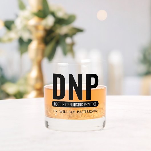 Aangepaste DNP Doctor of Nursing Practice Afstuder Whisky Glas (Insitu (Huwelijk))