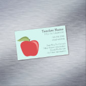 Aangepaste docent Apple met moderne Apple Magnetisch Visitekaartje (Voorbeeld)