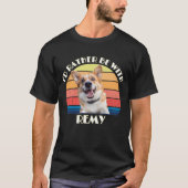 Aangepaste Doe Foto Ik Had Liever Dat Gepersonalis T-shirt (Voorkant)
