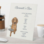 Aangepaste Dog Bar voetstuk teken Reclamebord Met Voetstuk (Insitu)