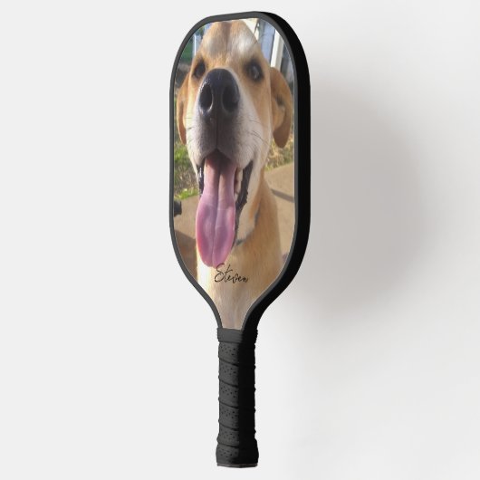 Aangepaste Dog-foto aangepast Pickleball Paddle (Links)