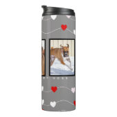 Aangepaste Dog Foto Aangepaste Dog Thermosbeker (Geroteerd rechts)