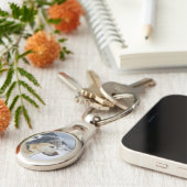 Aangepaste Dog Foto Aangepaste foto foto foto foto Sleutelhanger (Zijkant)