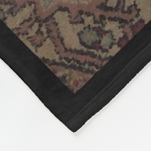 Aangepaste dog foto-inktbank fleece deken (Hoek)