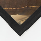 Aangepaste dog foto-inktbank fleece deken (Hoek)