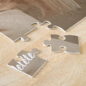 Aangepaste dog foto-puzzel met aangepaste tekst legpuzzel (Zijkant)