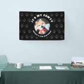 Aangepaste dog foto's schilderen Maandag Partij Spandoek (Beurs)