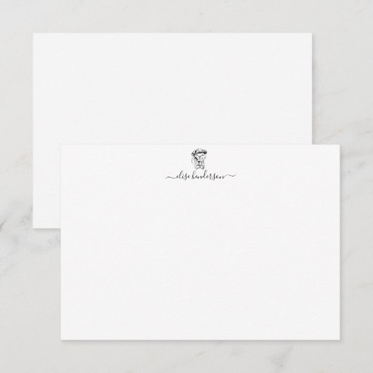 Aangepaste DOG-kaart Notitiekaartje (Voorkant / Achterkant)