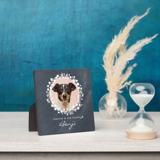 Aangepaste Dog Memorial Pet Loss Keepomwille Foto Fotoplaat (Insitu)