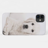 Aangepaste dog Mum Photo Script Simple Modern Mini Case-Mate iPhone Case (Achterkant (horizontaal))