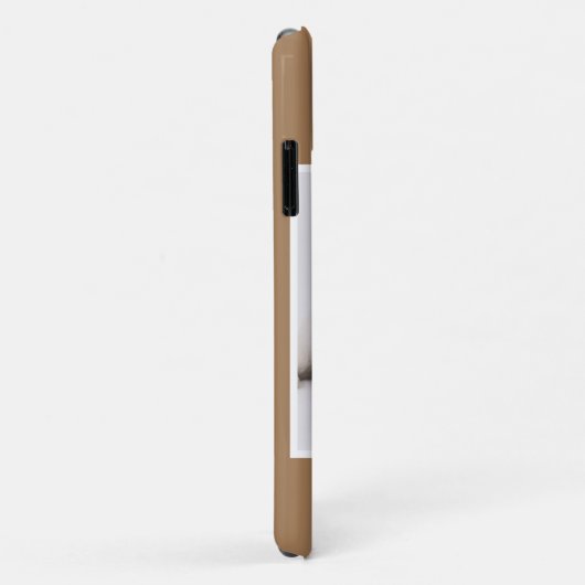 Aangepaste dog Mum Photo Script Simple Modern Mini Case-Mate iPhone Case (Achterkant/rechts)