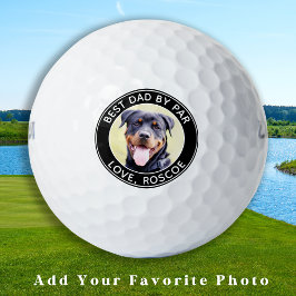 Aangepaste DOG Photo Best DAD by Par Bridgestone Golfballen