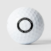 Aangepaste DOG Photo Best DAD by Par Bridgestone Golfballen (Voorkant)
