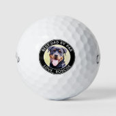 Aangepaste DOG Photo Best DAD by Par Callaway Golfballen (Voorkant)