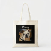 Aangepaste Dog Photo Canvas tas (Voorkant)