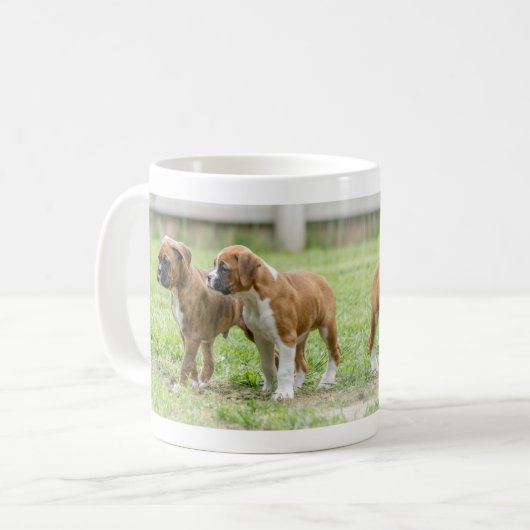 Aangepaste Dog Photo Coffee-Mok Koffiemok (Voorkant links)