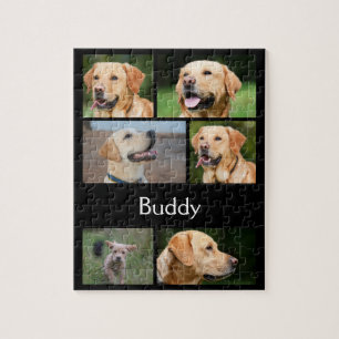 Aangepaste Dog Photo Collage Legpuzzel