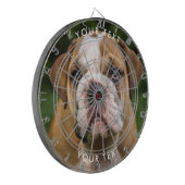 Aangepaste Dog Photo Dart Board Dartbord (Voorkant Links)