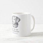 Aangepaste Dog Photo Fathers Day Koffiemok (Voorkant rechts)