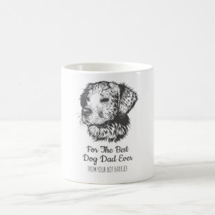 Aangepaste Dog Photo Fathers Day Koffiemok