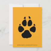 Aangepaste Dog Photo Fathers Day Notitiekaartje (Achterkant)