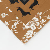 Aangepaste Dog Quilt Blanket Fleece Deken (Hoek)
