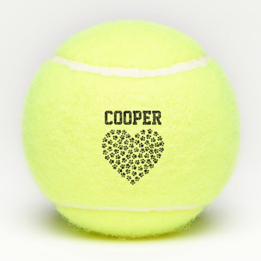 Aangepaste Dog Tennis Balls Tennisballen (Achterkant)