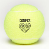 Aangepaste Dog Tennis Balls Tennisballen (Voorkant)