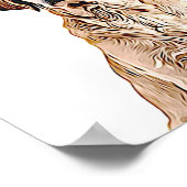 Aangepaste Dog Wall Art - Golden Retriever Poster (Hoek)