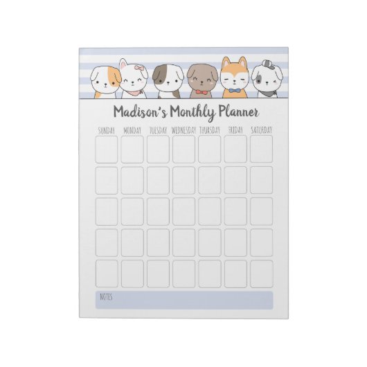 Aangepaste Dogs-laptop Notitieblok (Linkerzijde)