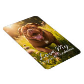 Aangepaste Dogue de Bordeaux Koelkast Magneet (Rechterzijde)