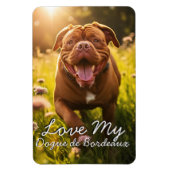 Aangepaste Dogue de Bordeaux Koelkast Magneet (Verticaal)
