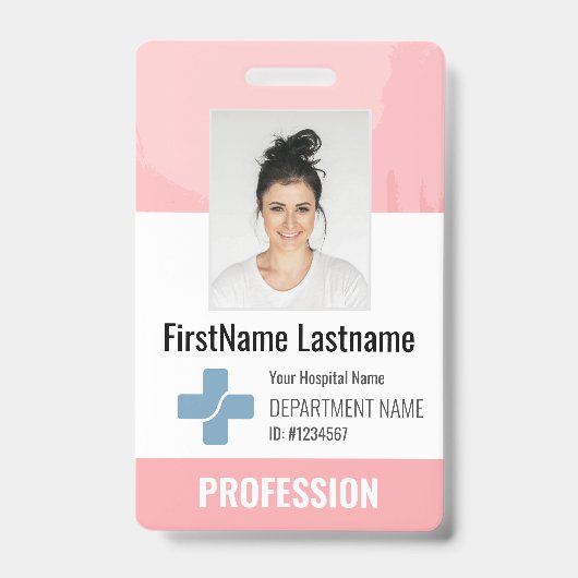 Aangepaste dokter, verpleegkundige, Gezondheidsass Badge (Voorzijde)