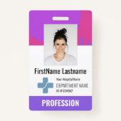 Aangepaste dokter, verpleegkundige, Gezondheidsass Badge (Voorkant)