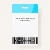 Aangepaste dokter, verpleegkundige, Gezondheidsass Badge (Achterkant)