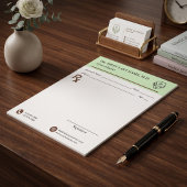 Aangepaste doktersrecept RX-blad bewerkbaar medisc Notitieblok