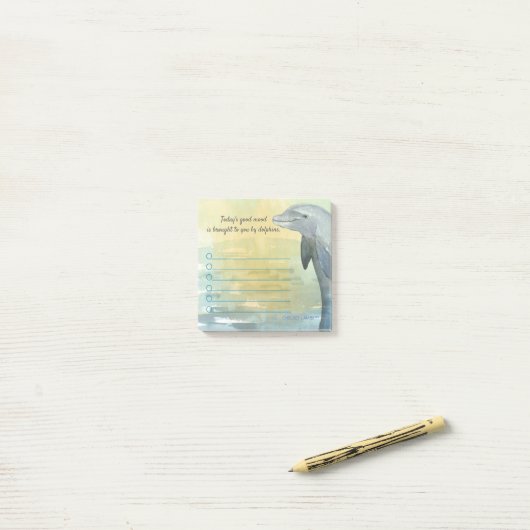 Aangepaste Dolphin-Kantoor organiseren uw dag Post-it® Notes (Op bureau)