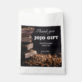 Aangepaste donkere chocolade Professionele ontwerp Bedankzakje