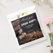 Aangepaste, donkere chocolade Professionele vormge Bedankzakje (Gezegeld)