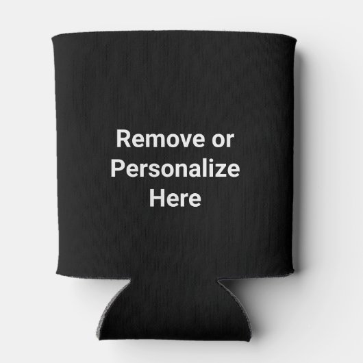 Aangepaste donkere kleur Talk Birdie to Me Golf Blikjeskoeler (Achterkant)