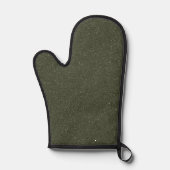 Aangepaste Donkere Moss Oven Mitt met Textuur Ovenwant (Voorkant)