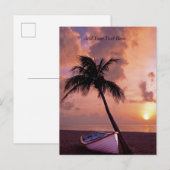 Aangepaste donkere vlek-zonsonderstel briefkaart (Voorkant / Achterkant)