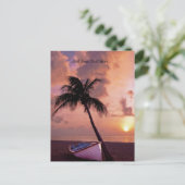 Aangepaste donkere vlek-zonsonderstel briefkaart (Staand voorkant)