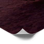 Aangepaste donkere vlek-zonsonderstel poster (Hoek)