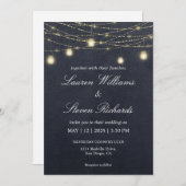 Aangepaste Donkergrijs Zwart Sparkling Mason Jar L Kaart (Voorkant / Achterkant)