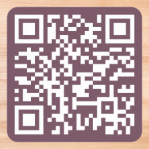 Aangepaste donkerroze QR-code websiteadres URL