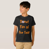 Aangepaste Donut-fan van het jaar T-shirt (Voorkant volledig)