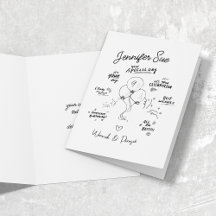 Aangepaste Doodle Moderne Ballon Verjaardag Opgevo