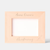 Aangepaste Doop, 1e Verjaardag, 5x7" Gegraveerde Lijstjes (Voorkant)